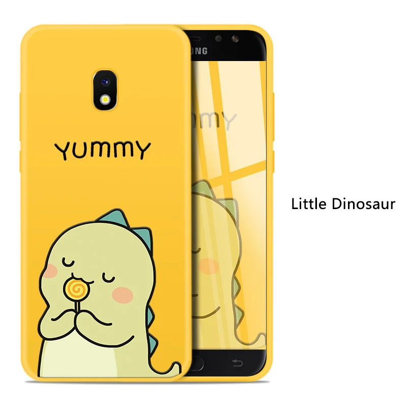 ASINA силиконовый чехол для samsung Galaxy J7 чехол 3D животное рельефный чехол для Galaxy J8 бампер противоударный чехол для телефона Coque - Цвет: Little Dinoaur