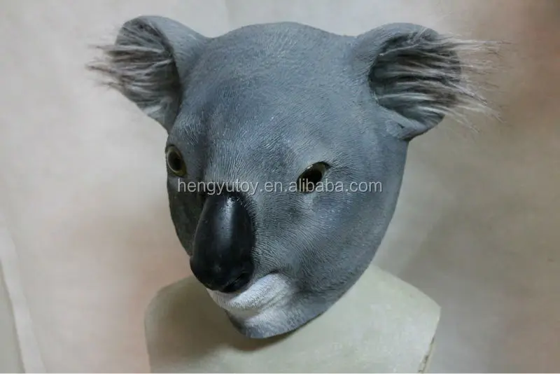 

HUIZHOU Celebration Toys Realistic Cute Latex Koala Mask for Chrismas