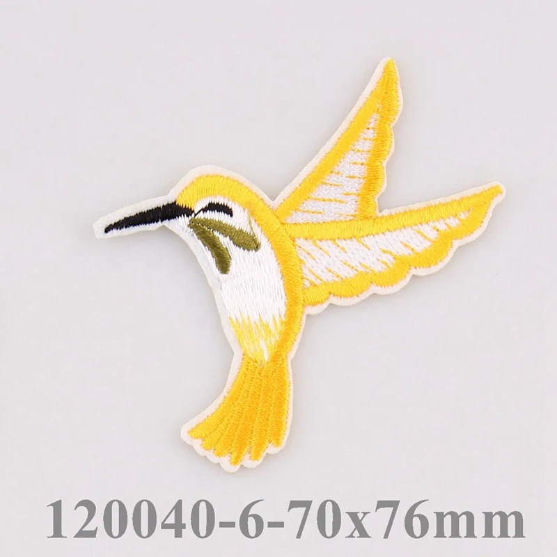 1 шт. милые патчи с птицами железная вышивка симпатичная тканевая нашивка для