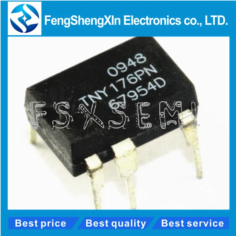 10 шт./лот TNY176PN DIP7 TNY176P DIP TNY176 176PN 7 чип управления питанием|chip tny176pn|chip power |