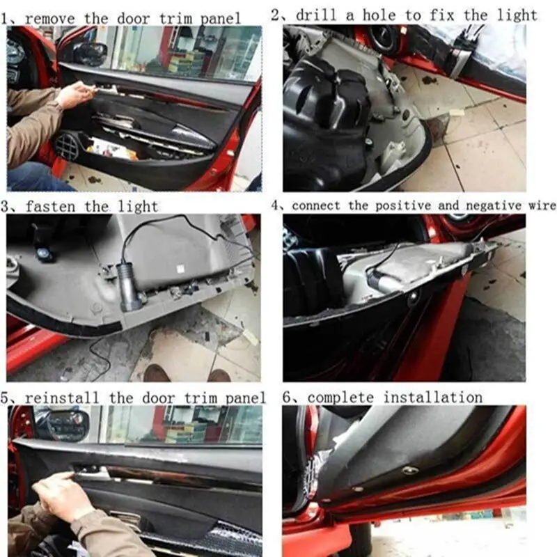 Лазерный проектор логотипа 2X светодиодный дверной светильник для Opel Astra H G J Corsa D C