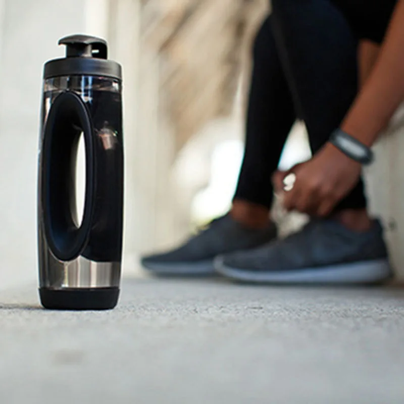 SAIWDA 500-1000ML Portable Sports Bottle Large Capacity Outdoor Fitness Water Plastic Creative Silicone Kettle | Дом и сад