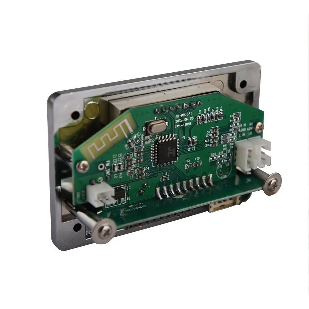 Автомобильный Bluetooth MP3 WMA FM AUX декодер 5-12 В плата аудиомодуль TF SD карта USB радио
