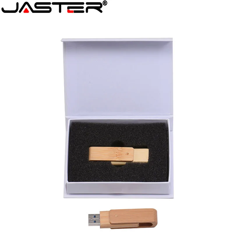 Usb флеш накопитель JASTER карбонизированный бамбуковый 4 64 Гб|USB флэш-накопители| |