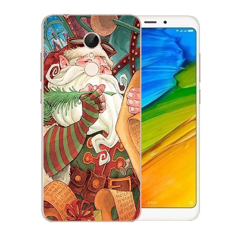 Для Xiaomi Redmi 5 чехол Мягкая силиконовая задняя накладка из ТПУ для телефона Чехлы