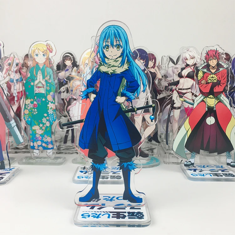 Японское аниме Tensei Shitara Slime Datta Ken Rimuru Tempest Косплей двухсторонняя фигурка на