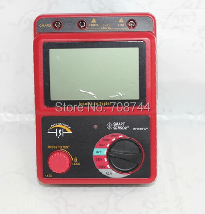 Новинка 100 2500 В измеритель сопротивления изоляции цифровой Мегаомметр тестер