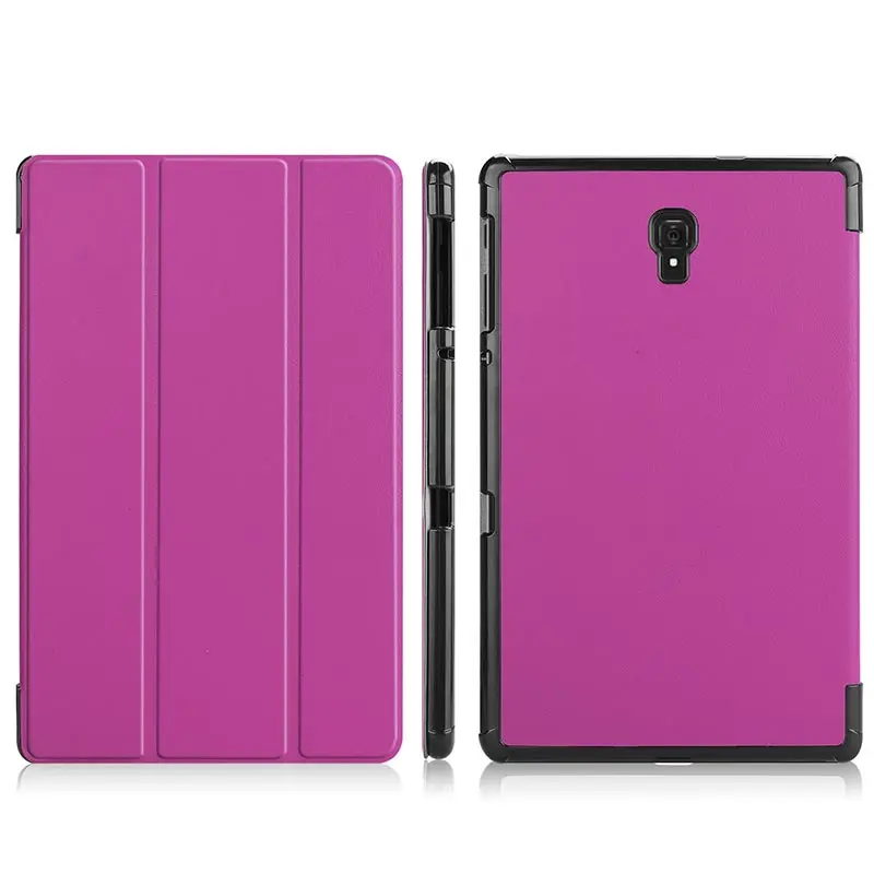 purple Чехол для samsung Galaxy Tab A A2 10,5 дюймов SM T590 T595 T597 кожаный Умный Магнитный чехол-подставка для Galaxy Tab A2 10,5 чехол - Цвет: purple