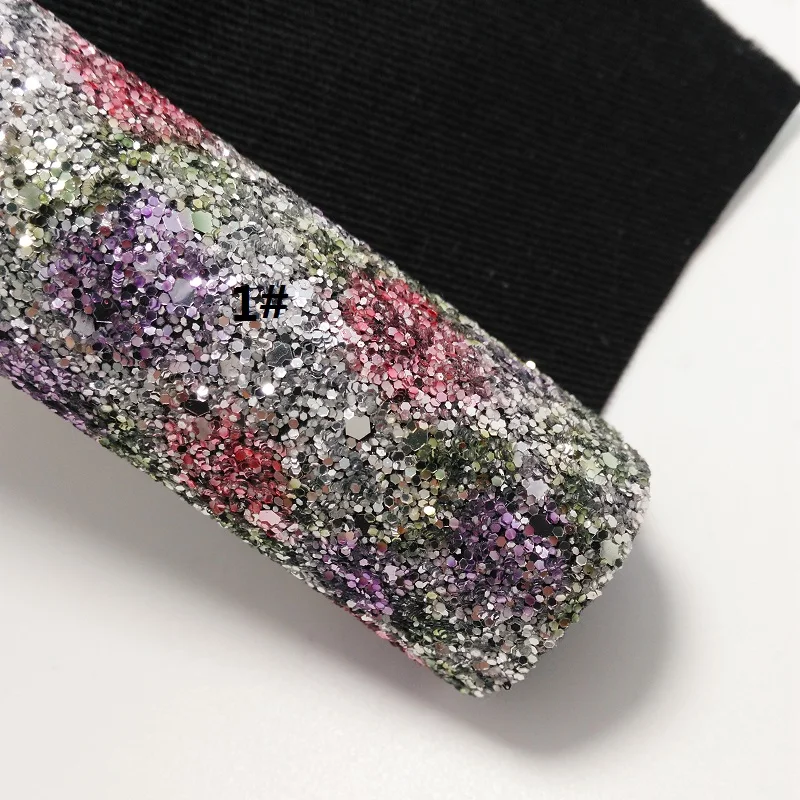 1PCS A4 SIZE 21X29cm Alisa Glitter Vinyl For Bows Chunky Leather Faux Sheets Plaids for DIY B03E | Дом и сад
