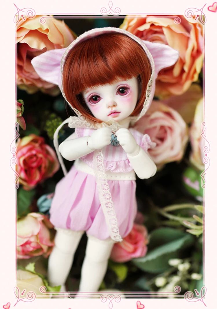 Бесплатная доставка кукла basics Miu 1/8 BJD/Модная Милая модель из полимерного диска