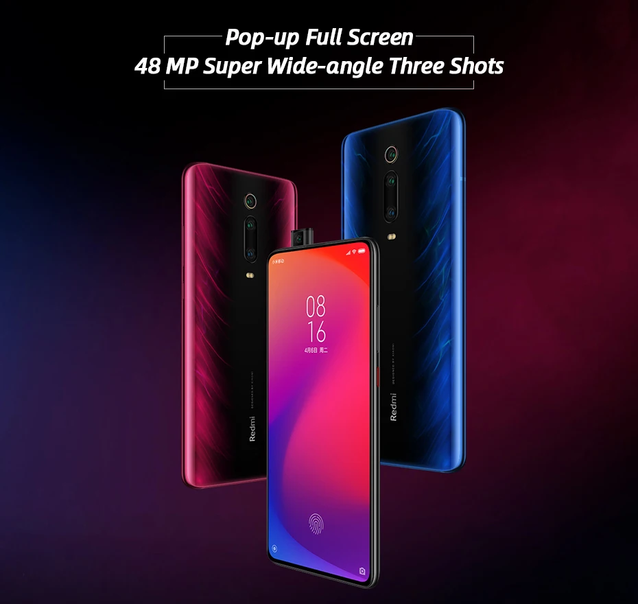 Смартфон Xiaomi Redmi K20 Pro с глобальной ПЗУ, 8 ГБ, 256 ГБ, Восьмиядерный процессор Snapdragon 855, 6,39 дюймов, AMOLED, камера 48 МП, 4000 мАч, NFC, мобильный телефон