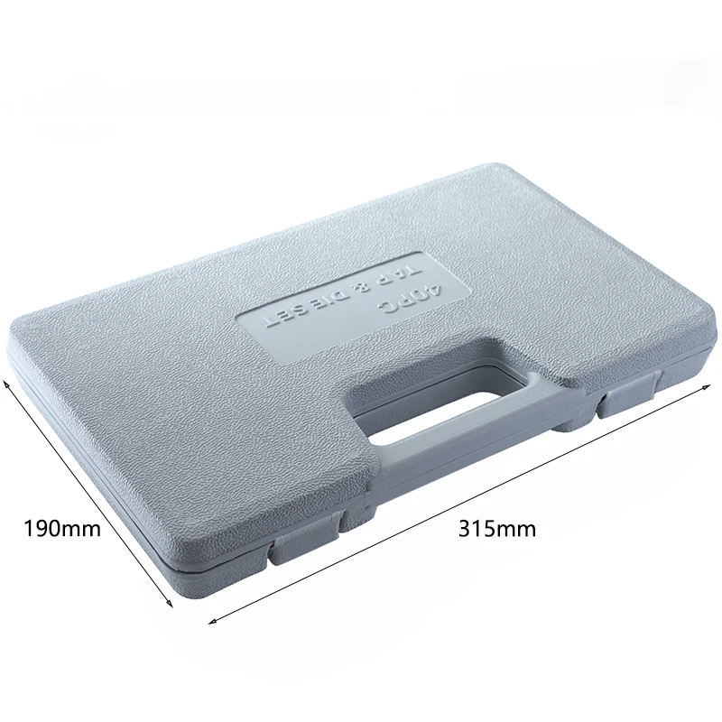 

M3-M12 Tap Die Set Metric Plug Tap Alloy Steel Tapping Set Thread Gauges Threading Tool 40PCS