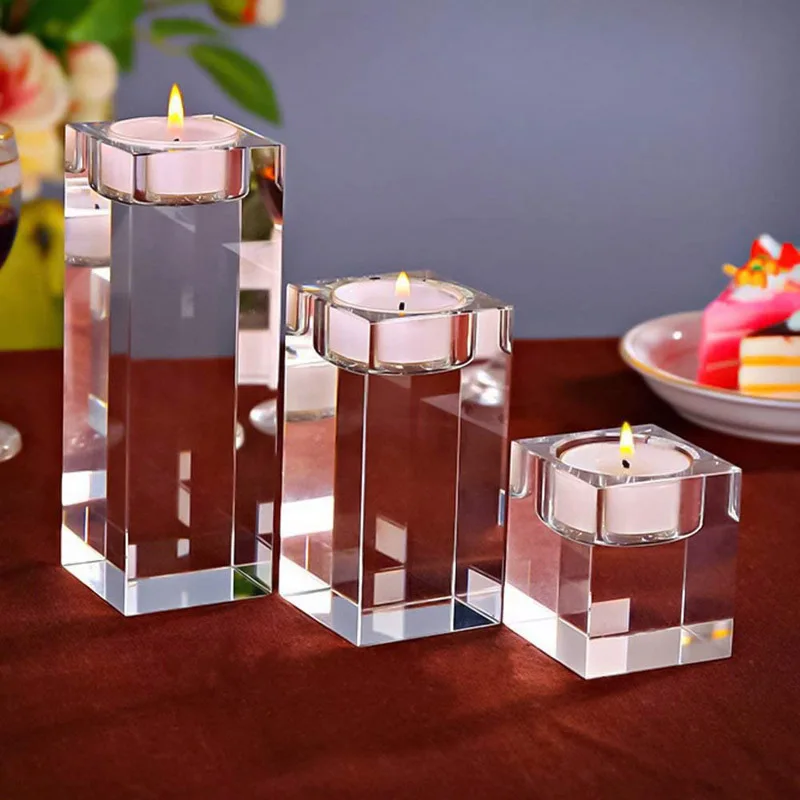 

Новый Хрустальный религиозный подсвечник подставка для свечи подсвечник-столбик для свадьбы центральный декоративный подсвечник GZT002