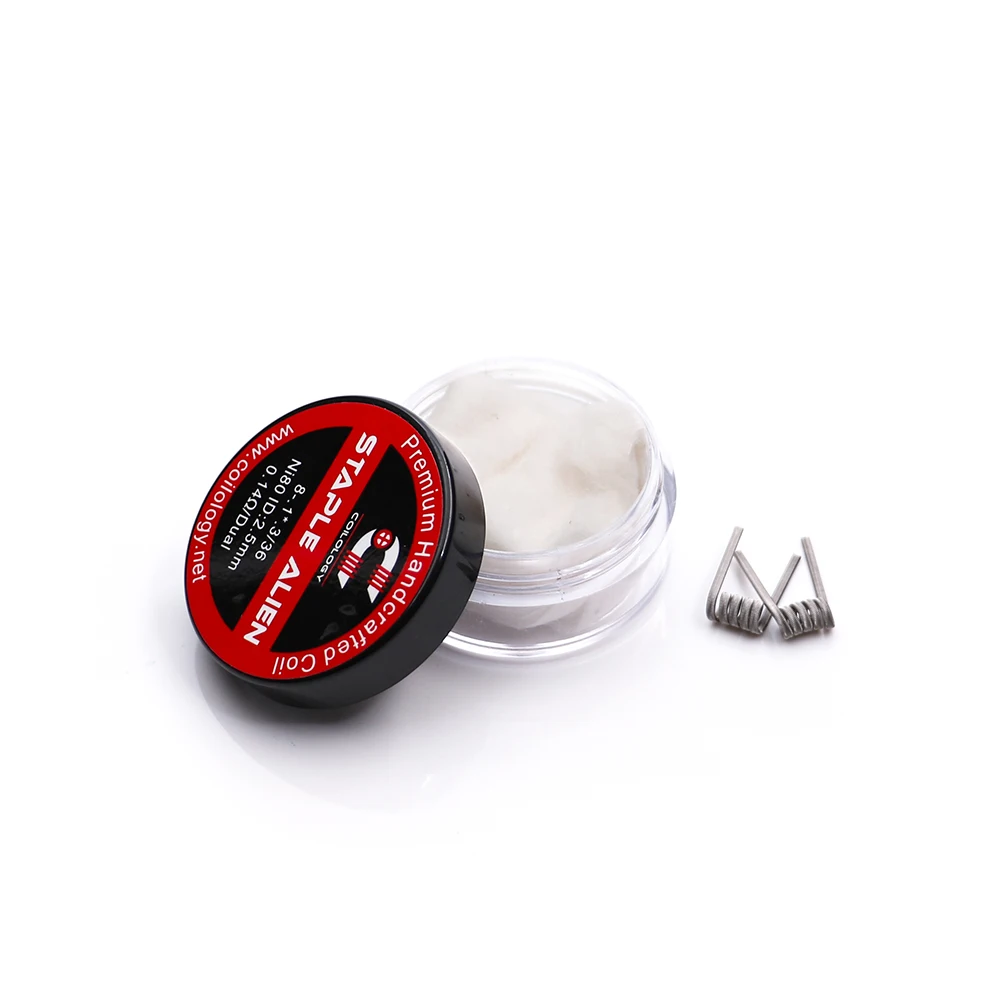 Новая Скоба coilology Alien Ni80 катушки Clapton для RDA RBA Attomizer Prebuilt Coil провода электронная