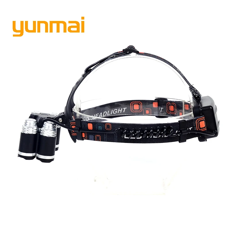 Налобный фонарь yunmai XML T6 5 светодиодный одов 18650 лм 4 режима|head lamp light|2x18650 batteryheadlight