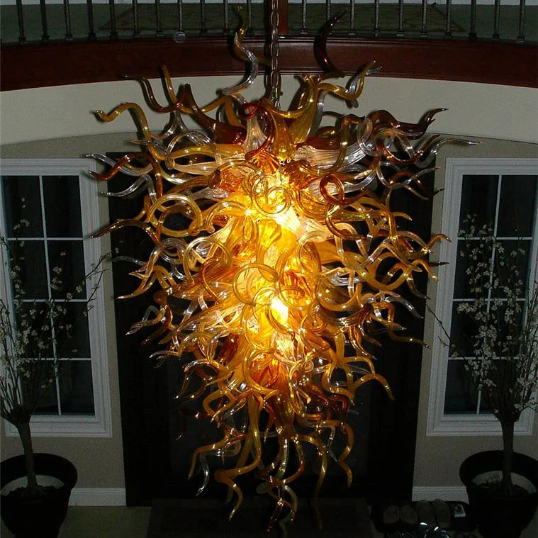 

Hot Sale Villa Art Decoration Murano Glass American Style Chandelier
