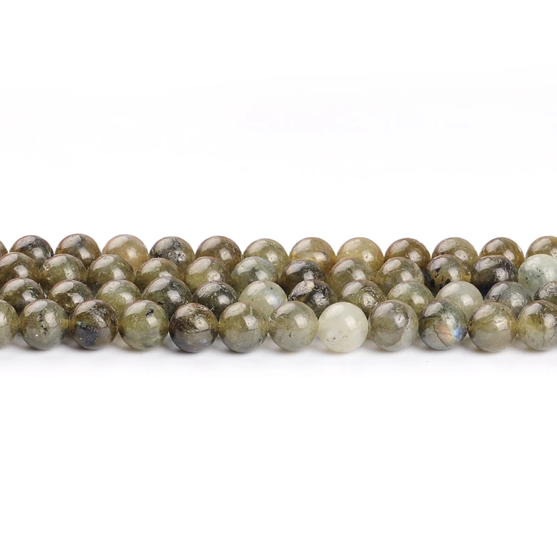 

Round Smooth Moonstone Labradorite Beads Selectable Size 6mm to 12mm Fashion DIY Beads Natural Stone Beads strand 15" DIY making