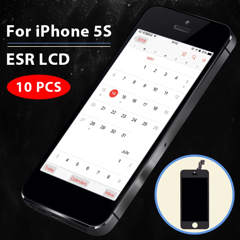 10 шт./лот для AAA + iphone 5 5c 5S SE LCD сенсорный дигитайзер сборка экрана и без битых