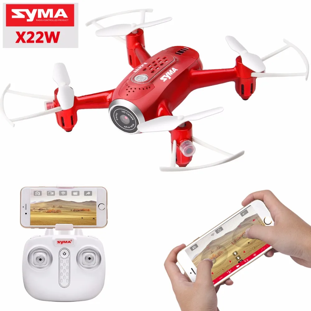 Новейшие дроны X22W с камерой FPV Wi Fi в режиме реального времени 2 4 ГГц канала