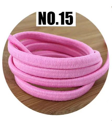 NO15 Meetee 5/10/20M 5mm Thickened Color Elastic Rope Rubber Band Thick Elastic Band DIY Head Rope Belt Sew Scrapbooking Accessories - Цвет: NO15