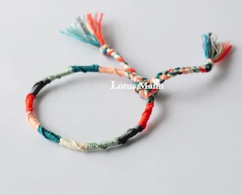 Lotusmann Новая дружба браслет с одним обручем (8 цветов на ваш выбор)|wrap bracelet|bracelet