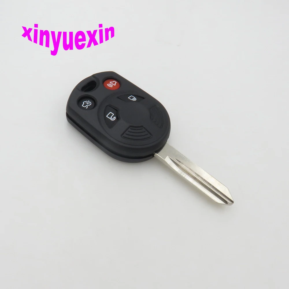 Xinyuexin Blade Transponder Chip Key Shell FOB чехол для Ford Escape C Max Focus 3 + 1 4 кнопки сменный Корпус