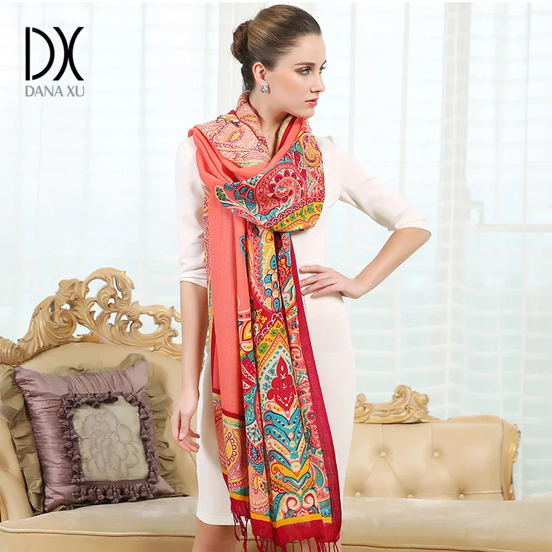 Женское теплое пончо в стиле бохо кашемировый свитер клетку шарфы и палантины