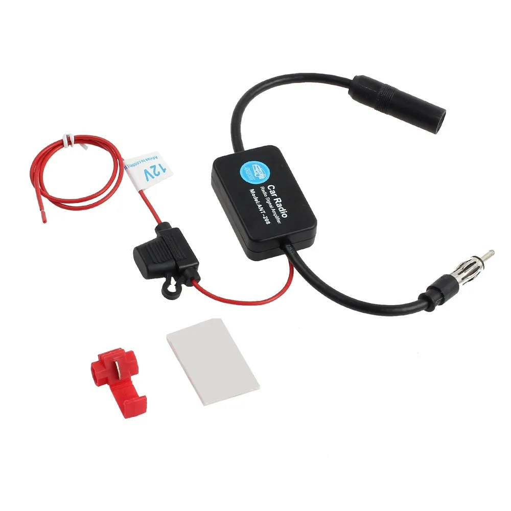 AUTOUTLET Auto Car Antenna Radio Signal AMP Amplifier Booster Strengthen ANT-208 25db 12V Waterproof | Автомобили и мотоциклы