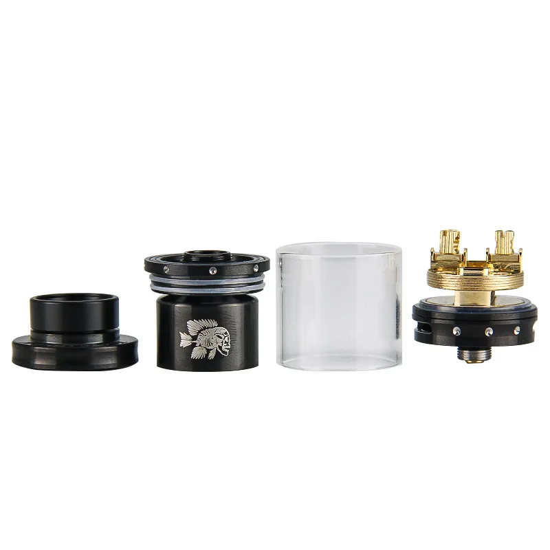 Оригинальная электронная сигарета Tigertek Mermaid RTA Tank 3 5 мл Регулируемый нижний поток