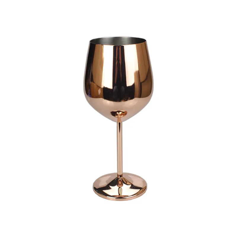 

500ML Stainless steel Red Wine Glass Goblet Wine Glass Decoration Home Hotel Bar KTV Wine Glasses