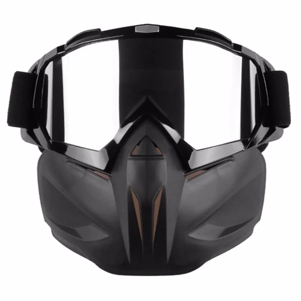 Motorcycle Goggles Helmet Mask Detachable Ski Bike Motocross Glasses Outdoor Sports NEW | Спорт и развлечения