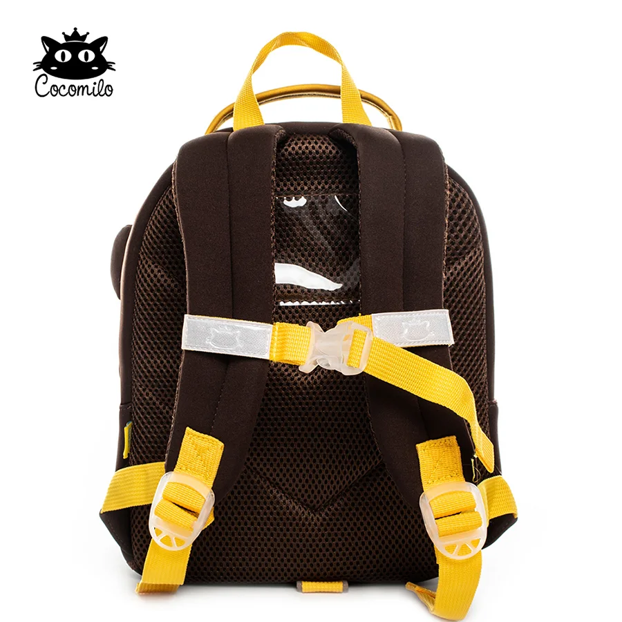 Cocomilo Waterproof Kids 3D Cute Monkey Cartoon Toddler Backpack Forest King Animals Pre School Baby Bags for 3-6 Years Old