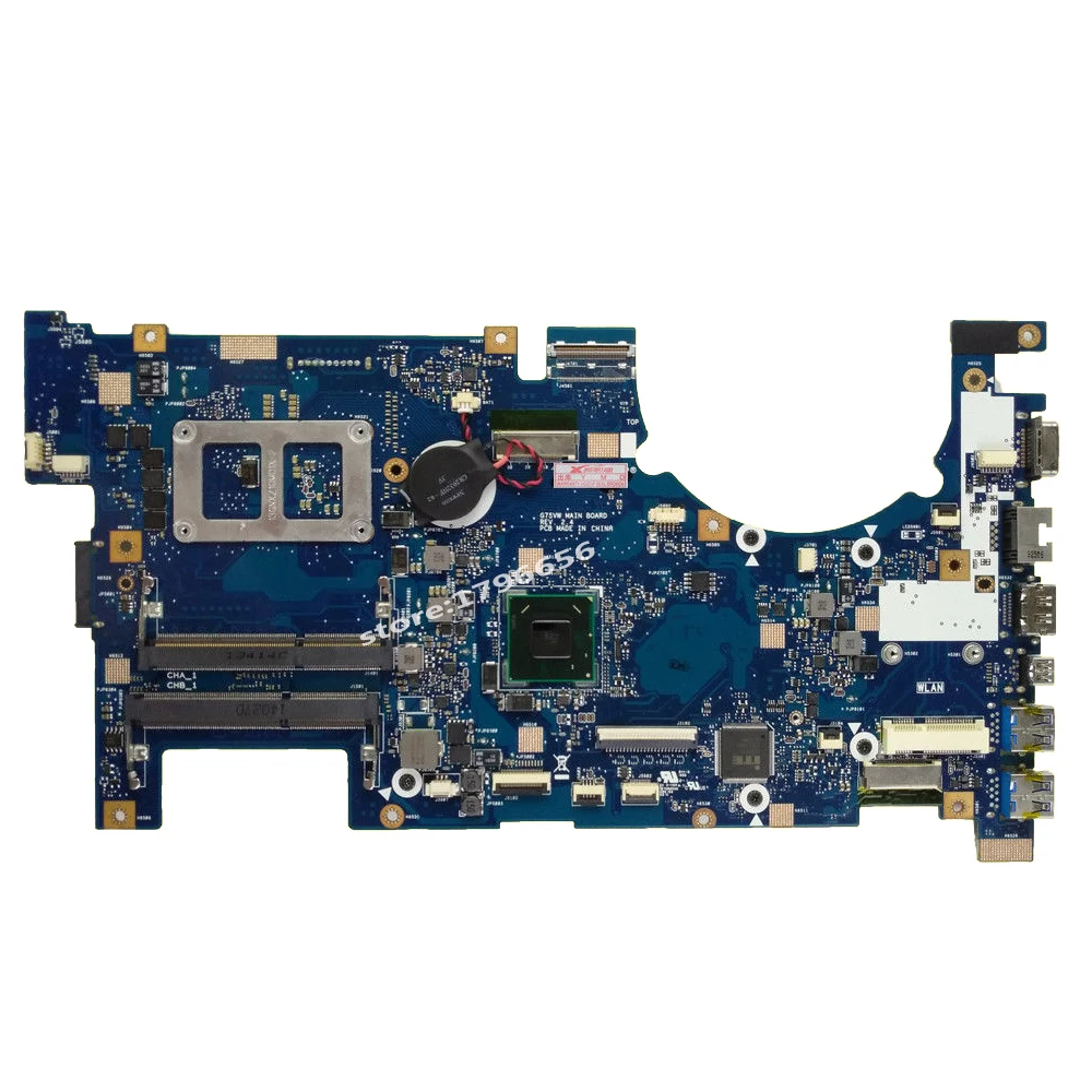 Для ASUS G75V G75VX G75VW 2D/3D HM65 DDR3 материнская плата для ноутбука протестированная работа оригинальная материнская плата Поддержка GTX660M GTX670M