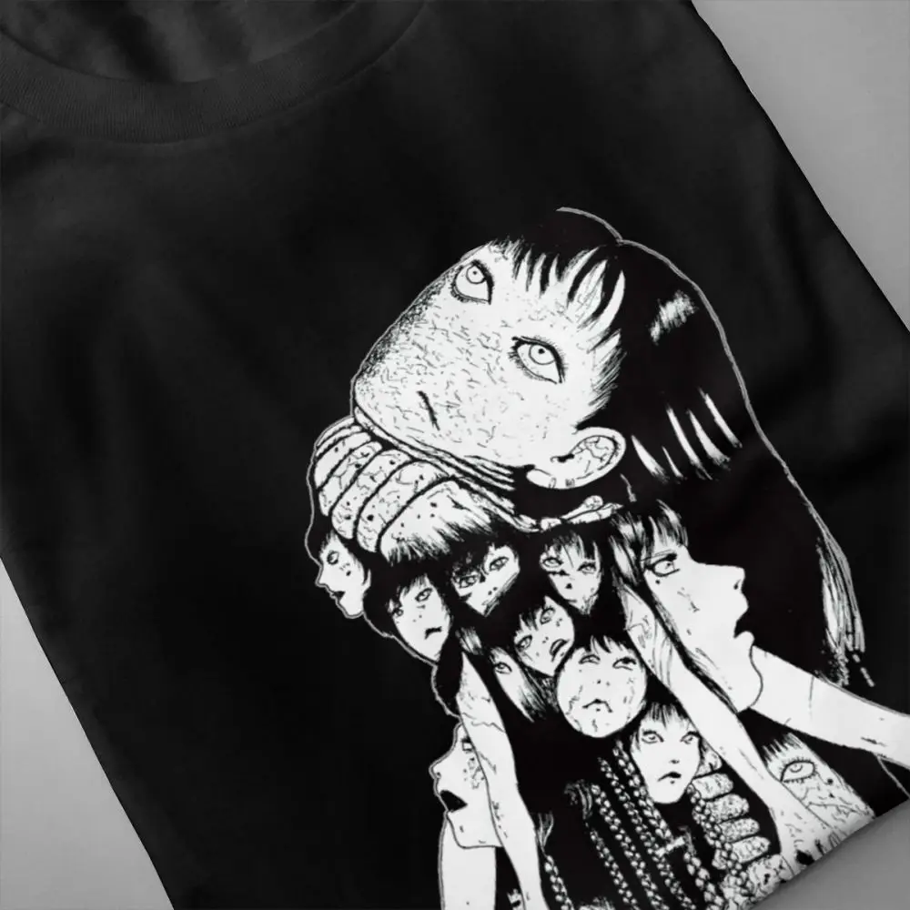 Для мужчин Tomie Japenese Scare Junji Itou футболка уличная одежда 100% хлопок крутая летняя с