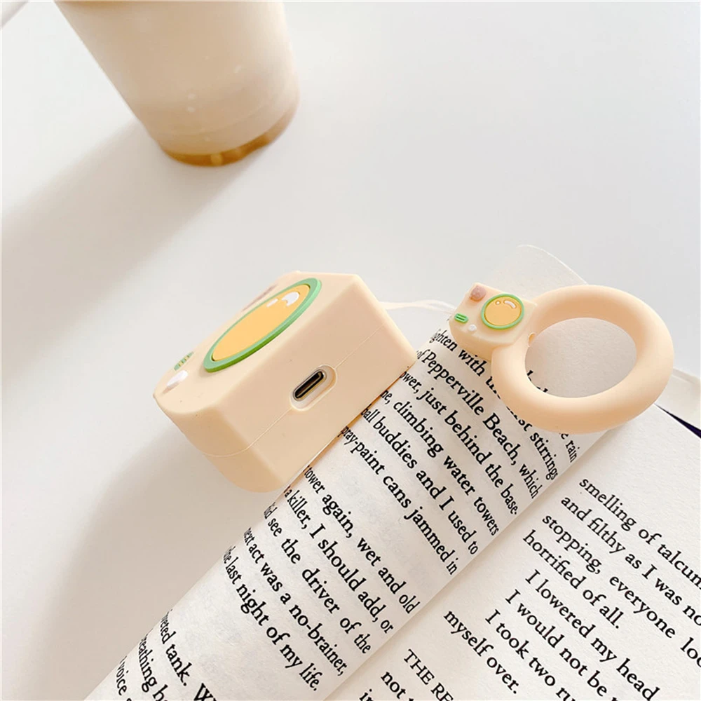 Чехол для камеры с милым медведем AirPods1/2 Наушники мультяшным рисунком защитный