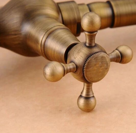 Бесплатная доставка Античная бронзовая отделка поворот на 360 градусов латунный