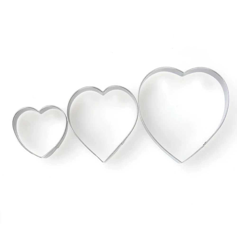 Сердце печенья резак украшения торта инструменты помадка Конфеты из сахара кекс