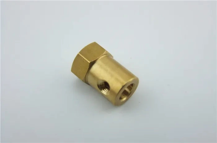 1 шт. 3-8 мм K355 Медь гексагональной 18 мм Длина муфта RC небольшой DIY вал для автомобиля муфта Запчасти Россия