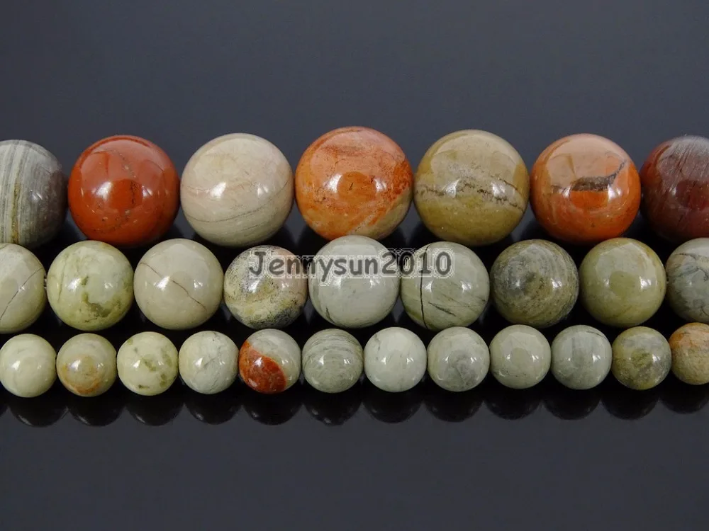 

Круглые Бусины Из Натурального серебра, 15,5 дюйма, 4 мм, 6 мм, 8 мм, 10 мм, 12 мм, для изготовления ювелирных изделий, 5 нитей в упаковке