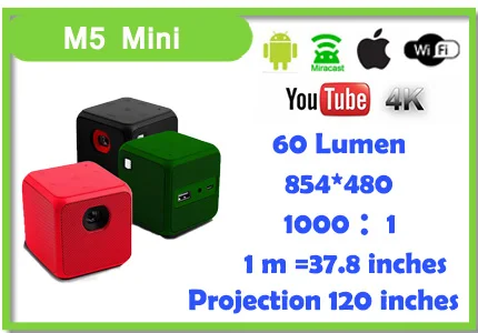 H96-P проектор 2G 16G S905 мини портативный карманный проектор DLP проектор Android proyector Система домашнего кинотеатра H96p