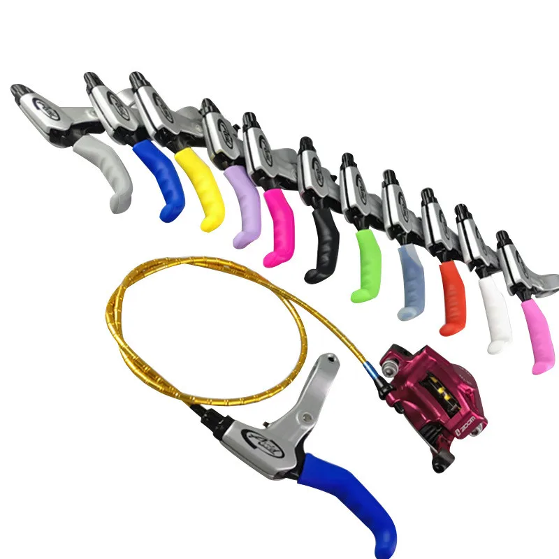

Mountainous bicycle oil disc brake guard sleeve anti-slip silicone universal