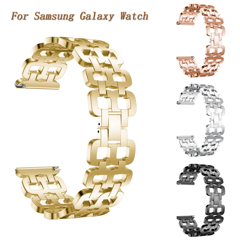Роскошный ремешок для часов Samsung Galaxy Watch 46 мм изящные нержавеющая сталь Ремешок O.17