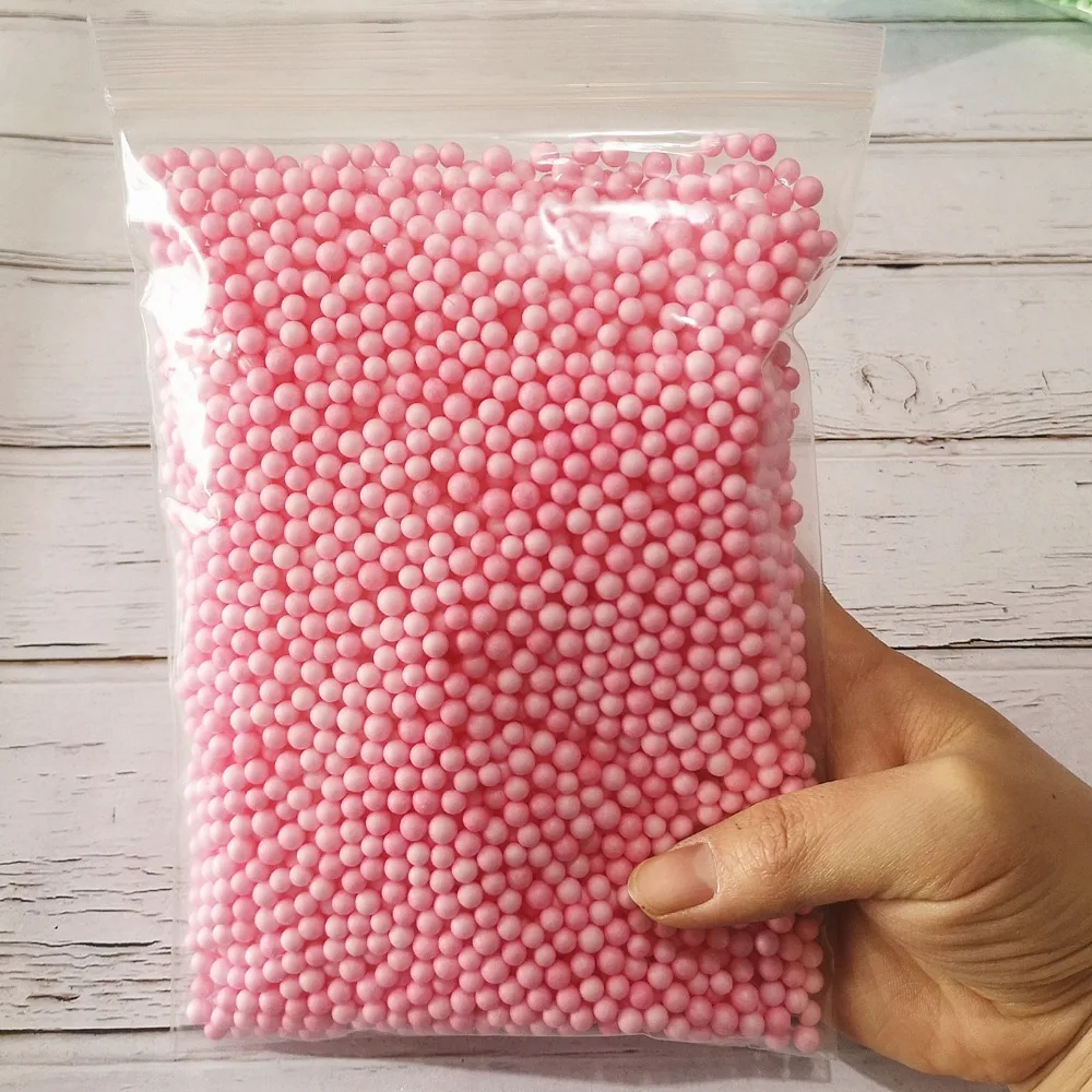 15 г 4-6 мм без кровотечения пенополистирола бусины из для слизи цвета