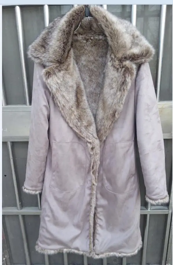 grey two side wear S/5XL зимняя мужская меховое пальто из норки большого размера, пальто из норки, мужская длинная меховая верхняя одежда, Двусторонняя одежда, куртка из искусственного меха K119 - Цвет: grey two side wear