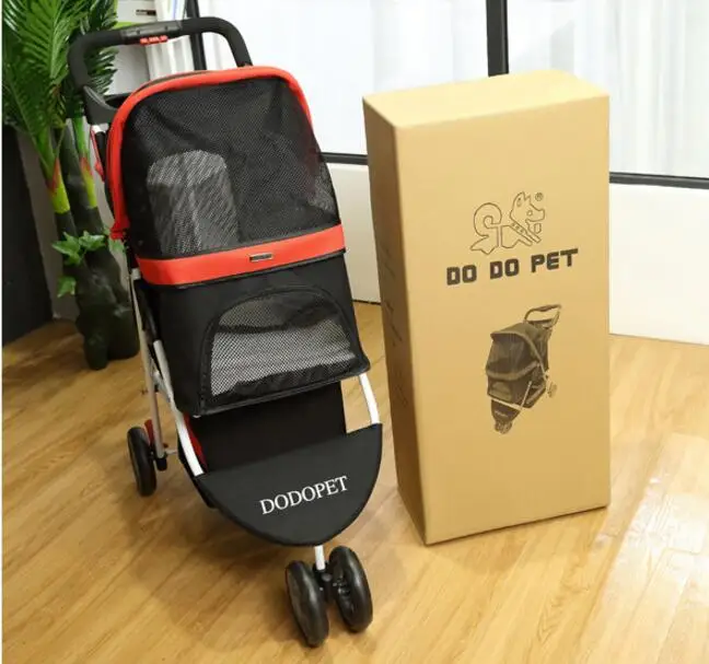 Складная детская коляска из ткани Оксфорд высокого качества 600D|pet stroller|pet cartstroller