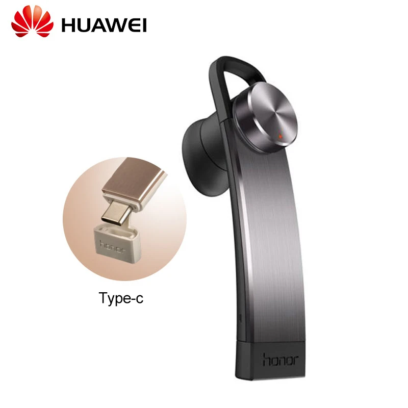 Type-C Black Новые наушники huawei Honor AM07 с Bluetooth 4,1 литий-полимерный аккумулятор CVC шумоподавление Гарнитура для huawei P12 P10 Honor - Цвет: Type-C Black