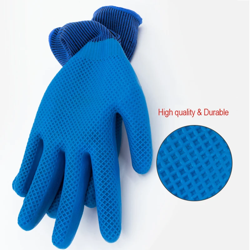 1Pair Working Safety Glove Nylon knitting Waterproof Oilproof Breathable Wear Resistant Repair Welding Work Hand Protect | Безопасность