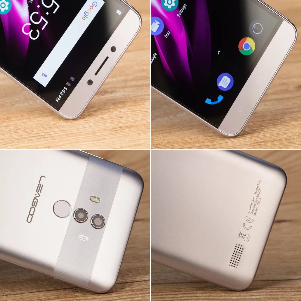 LEAGOO T8s 4 Гб ОЗУ 32 Гб ПЗУ мобильный телефон Android 8,1 5,5 ''1920*1080 MTK6750T Восьмиядерный Лицо ID 13MP двойная камера 4G смартфон