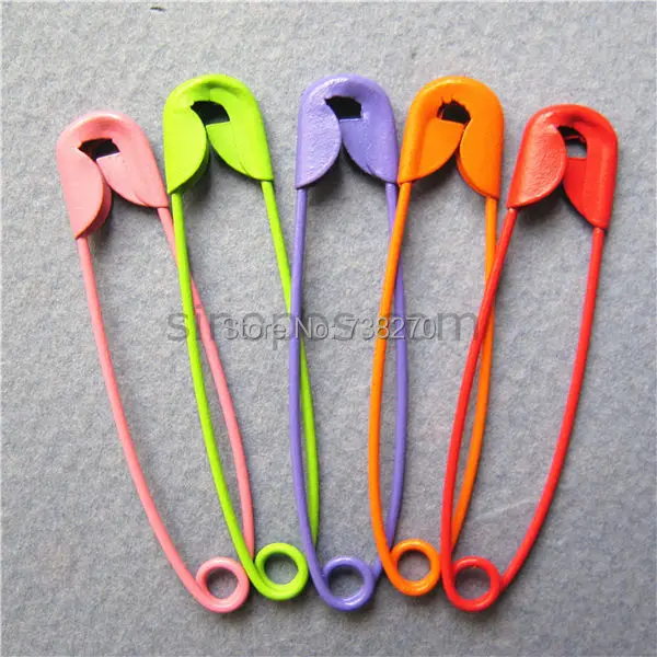 Защитные штырьки 3 # 45 мм яркие цвета Модные цветные безопасные 4 5 см стандартные