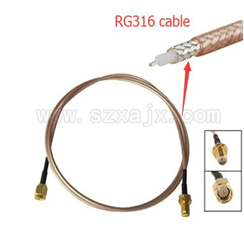 JX радиочастотный коаксильный кабель SMA женский разъем для RG316 Pigtail 5 см-5 м 3G 4G
